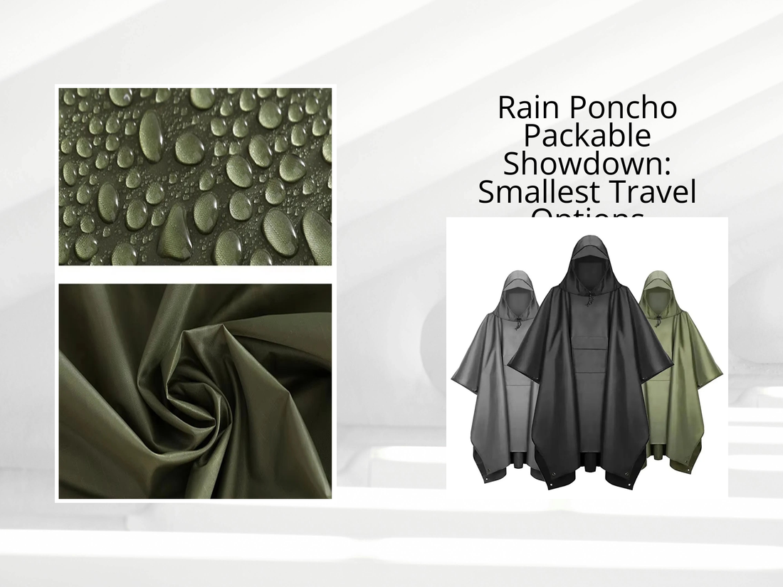 Rain Poncho Packable Showdown: Smallest Travel Options