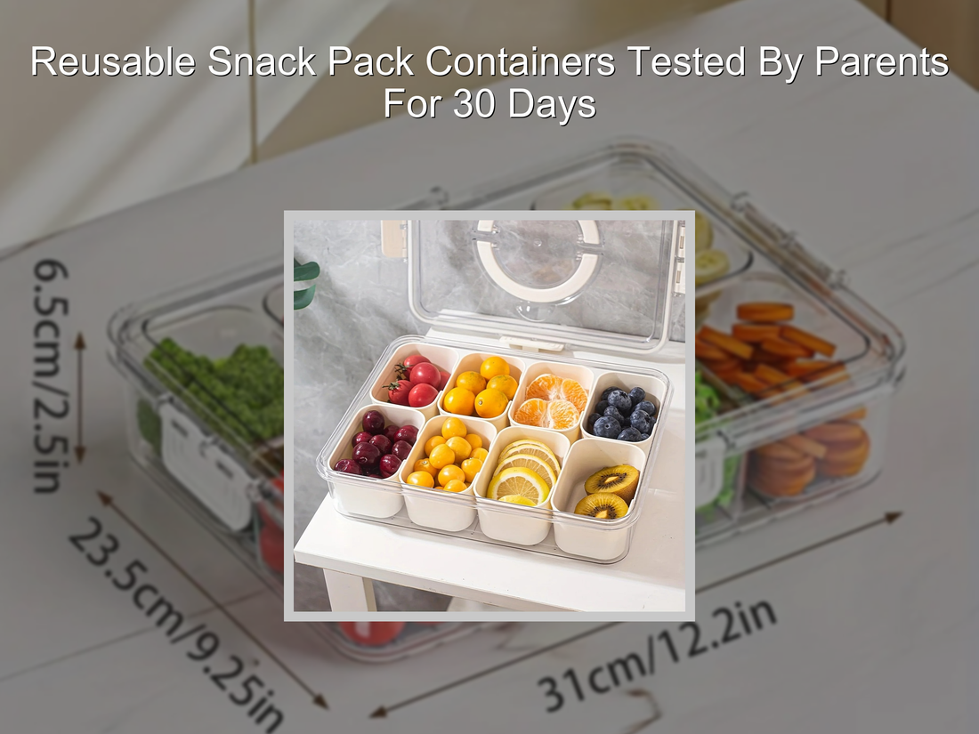 Reusable Snack Pack Containers Tested By Parents For 30 Days