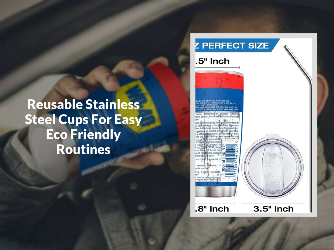 Reusable Stainless Steel Cups For Easy Eco Friendly Routines