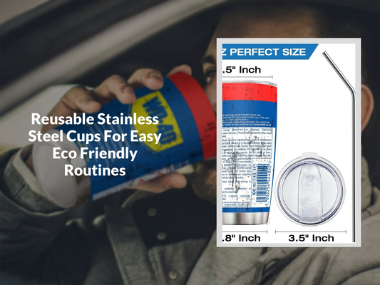 Reusable Stainless Steel Cups For Easy Eco Friendly Routines