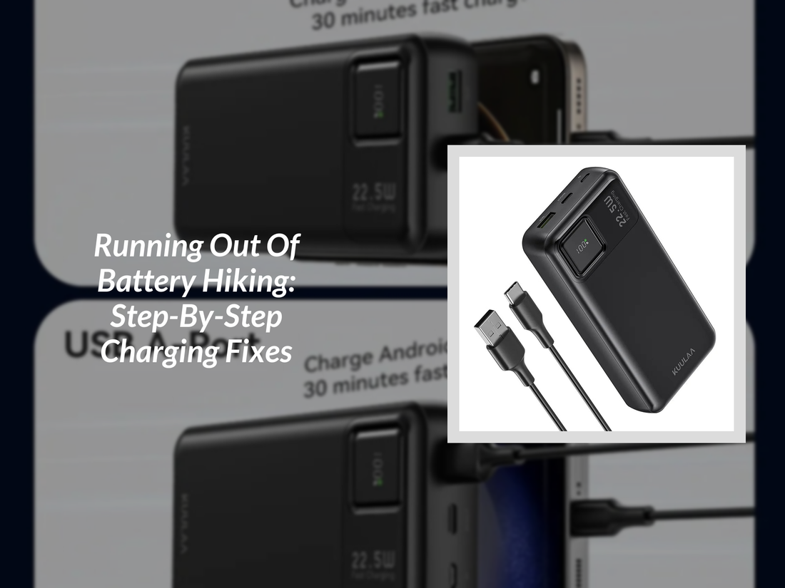Running Out Of Battery Hiking: Step-By-Step Charging Fixes