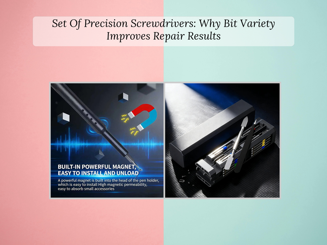 Set Of Precision Screwdrivers: Why Bit Variety Improves Repair Results