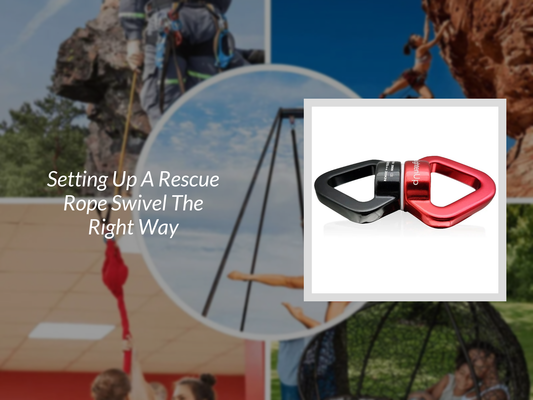 Setting Up A Rescue Rope Swivel The Right Way