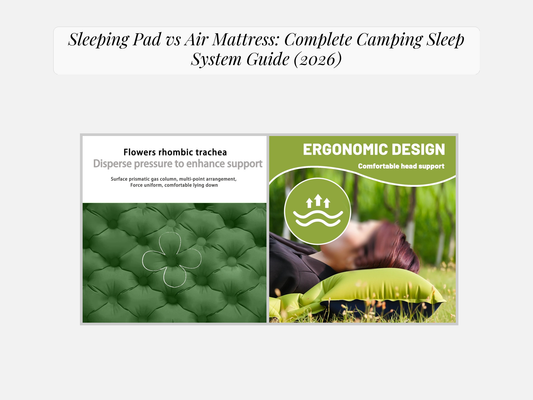 Sleeping Pad vs Air Mattress: Complete Camping Sleep System Guide (2026)