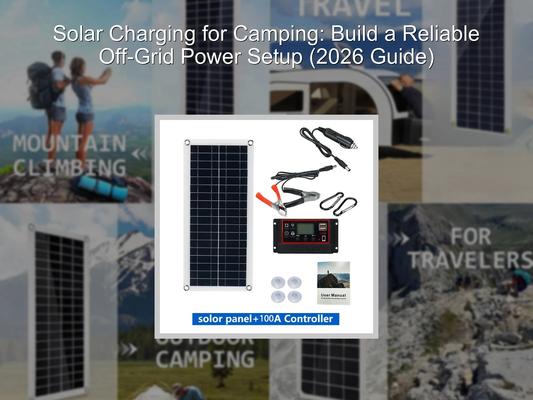 Solar Charging for Camping: Build a Reliable Off-Grid Power Setup (2026 Guide)