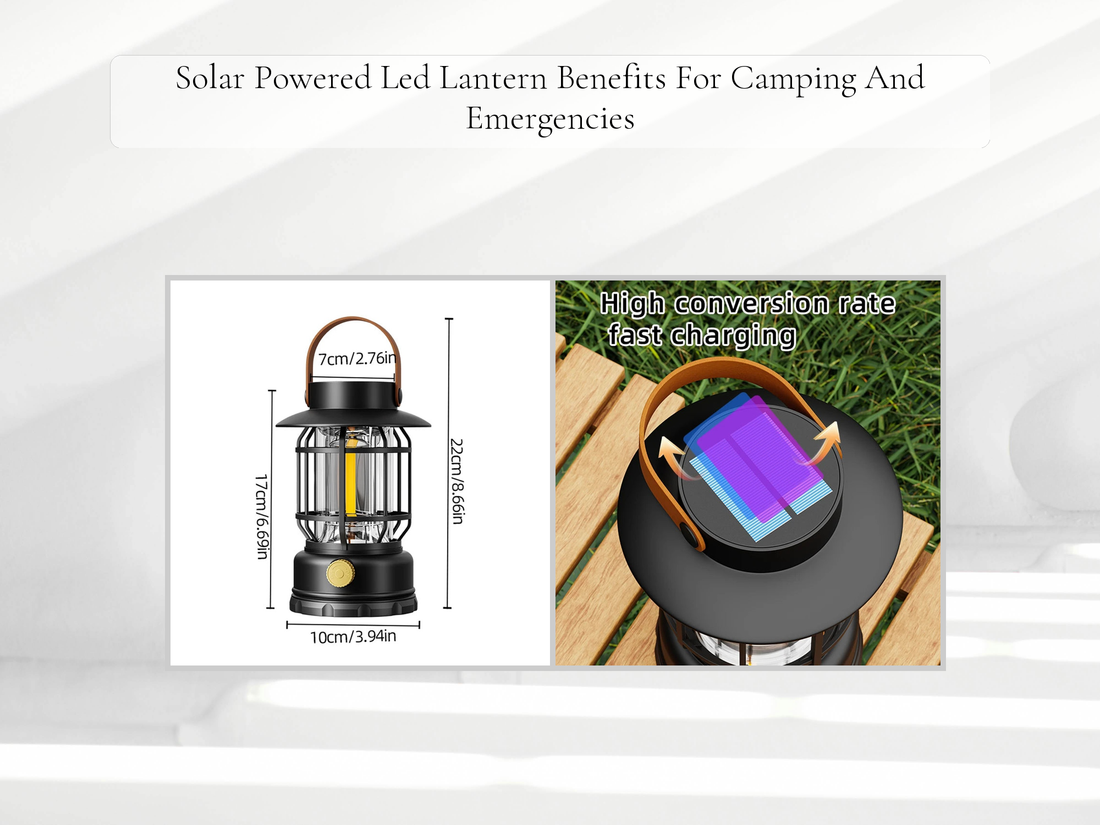 Solar Powered Led Lantern Benefits For Camping And Emergencies