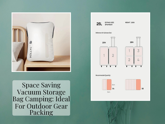 Space Saving Vacuum Storage Bag Camping: Ideal For Outdoor Gear Packing