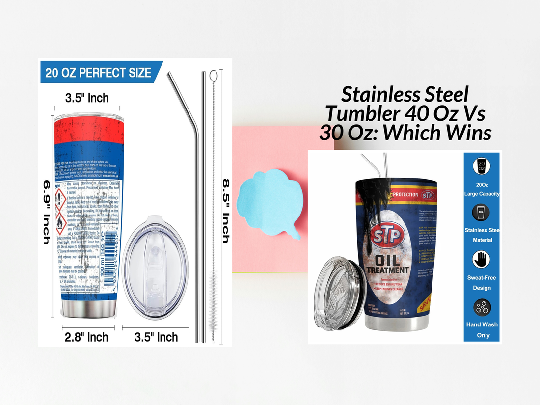 Stainless Steel Tumbler 40 Oz Vs 30 Oz: Which Wins