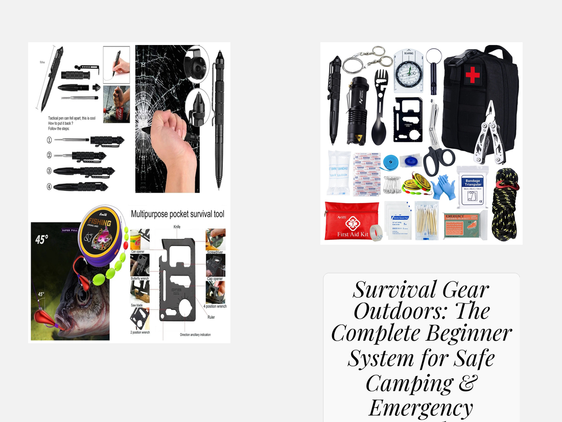 Survival Gear Outdoors: The Complete Beginner System for Safe Camping & Emergency Preparedness