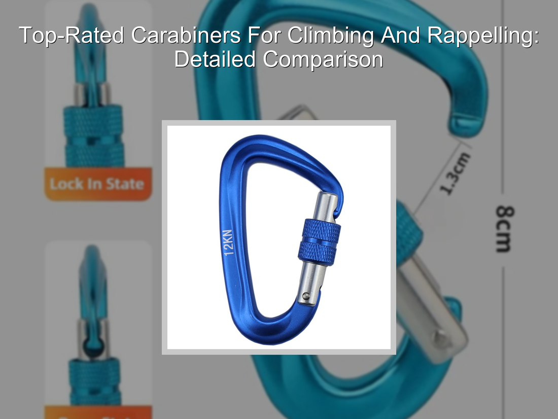 Top-Rated Carabiners For Climbing And Rappelling: Detailed Comparison