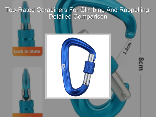 Top-Rated Carabiners For Climbing And Rappelling: Detailed Comparison