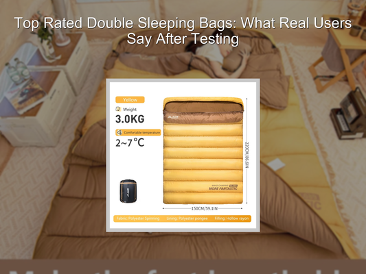 Top Rated Double Sleeping Bags: What Real Users Say After Testing