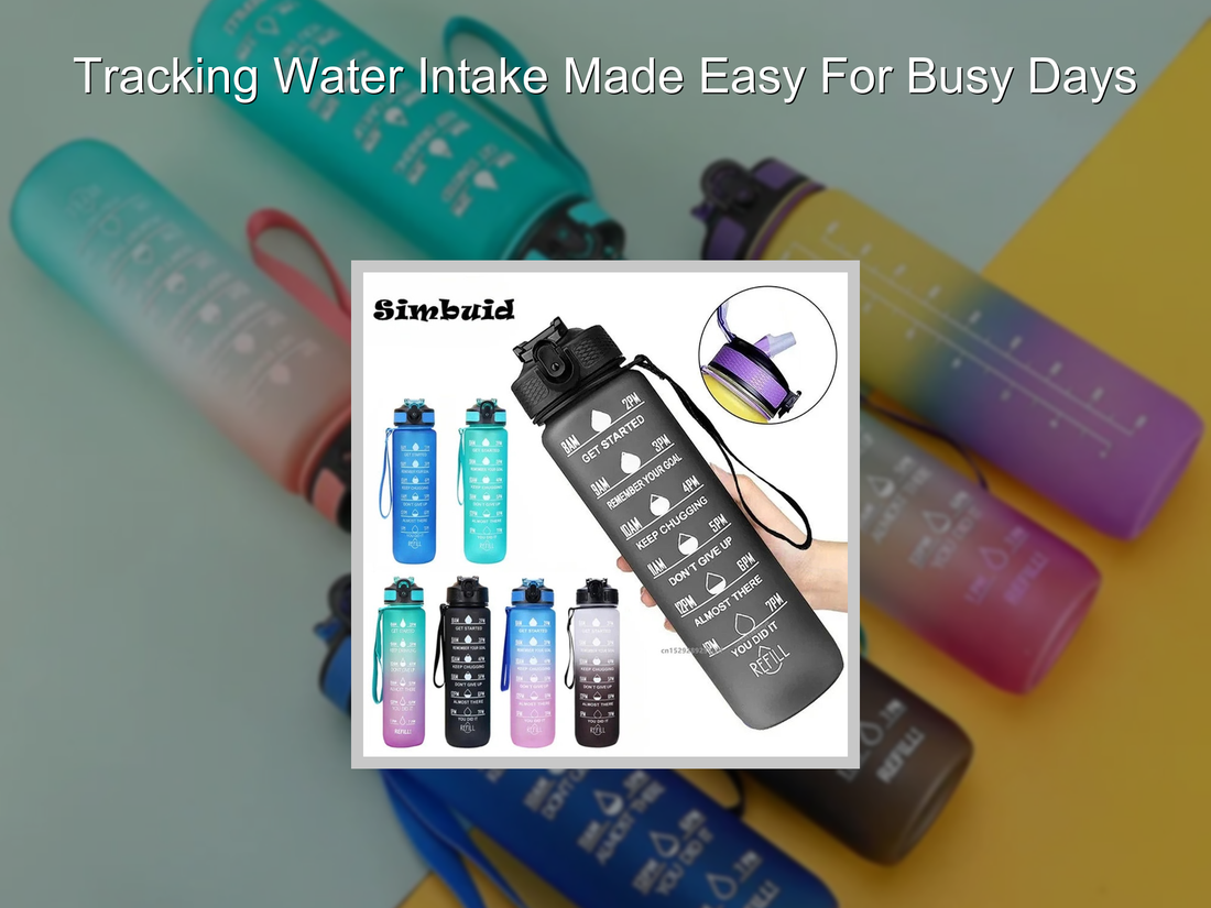 Tracking Water Intake Made Easy For Busy Days