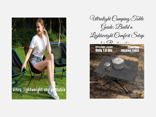 Ultralight Camping Table Guide: Build a Lightweight Comfort Setup for Backpacking