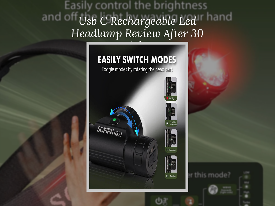 Usb C Rechargeable Led Headlamp Review After 30 Nights