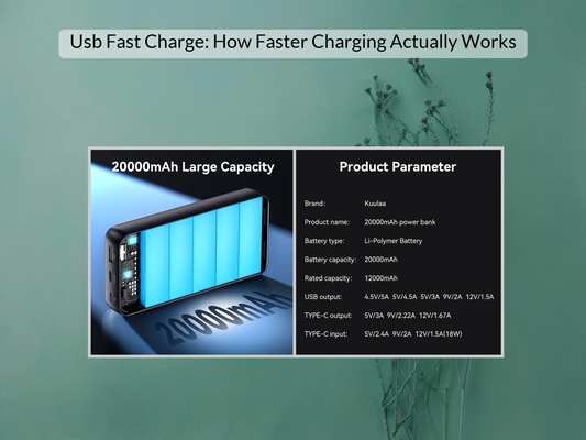 Usb Fast Charge: How Faster Charging Actually Works