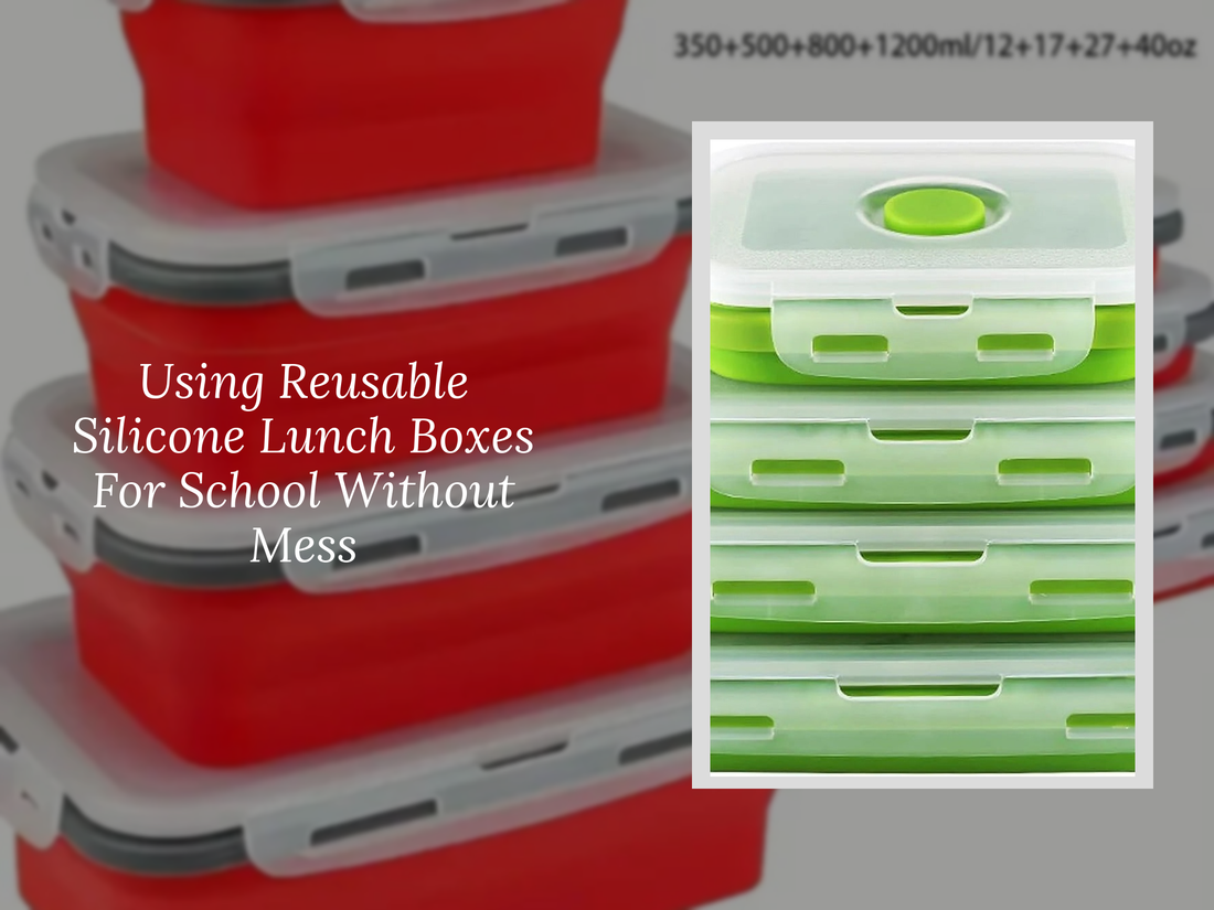 Using Reusable Silicone Lunch Boxes For School Without Mess