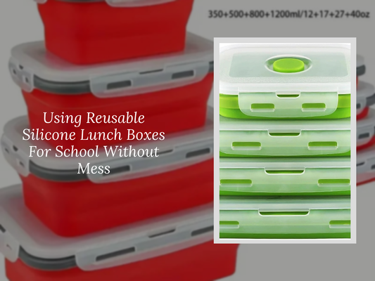 Using Reusable Silicone Lunch Boxes For School Without Mess