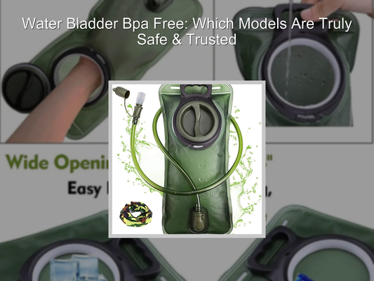 Water Bladder Bpa Free: Which Models Are Truly Safe & Trusted