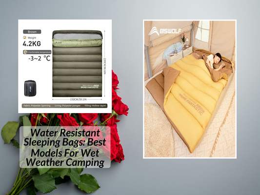 Water Resistant Sleeping Bags: Best Models For Wet Weather Camping