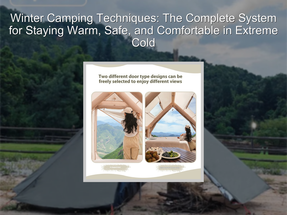 Winter Camping Techniques: The Complete System for Staying Warm, Safe, and Comfortable in Extreme Cold