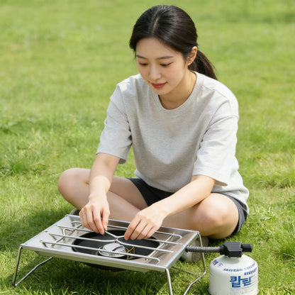 Windproof Camping Gas Stove for Reliable Outdoor Cooking