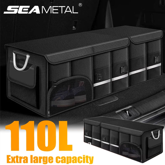 Large Capacity Car Trunk Organizer Foldable Waterproof