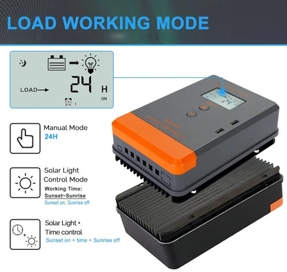 MPPT Solar Charge Controller with LCD for Efficient Charging