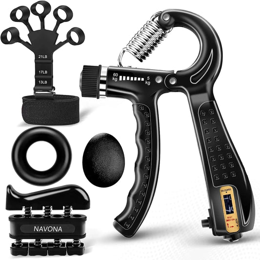 Hand Grip Trainer Kit for Strength & Recovery