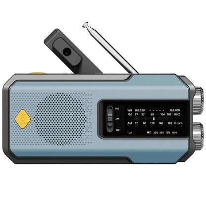 Emergency Weather Radio with Power Bank & Flashlight