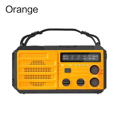 Emergency Weather Radio with Power Bank & Flashlight