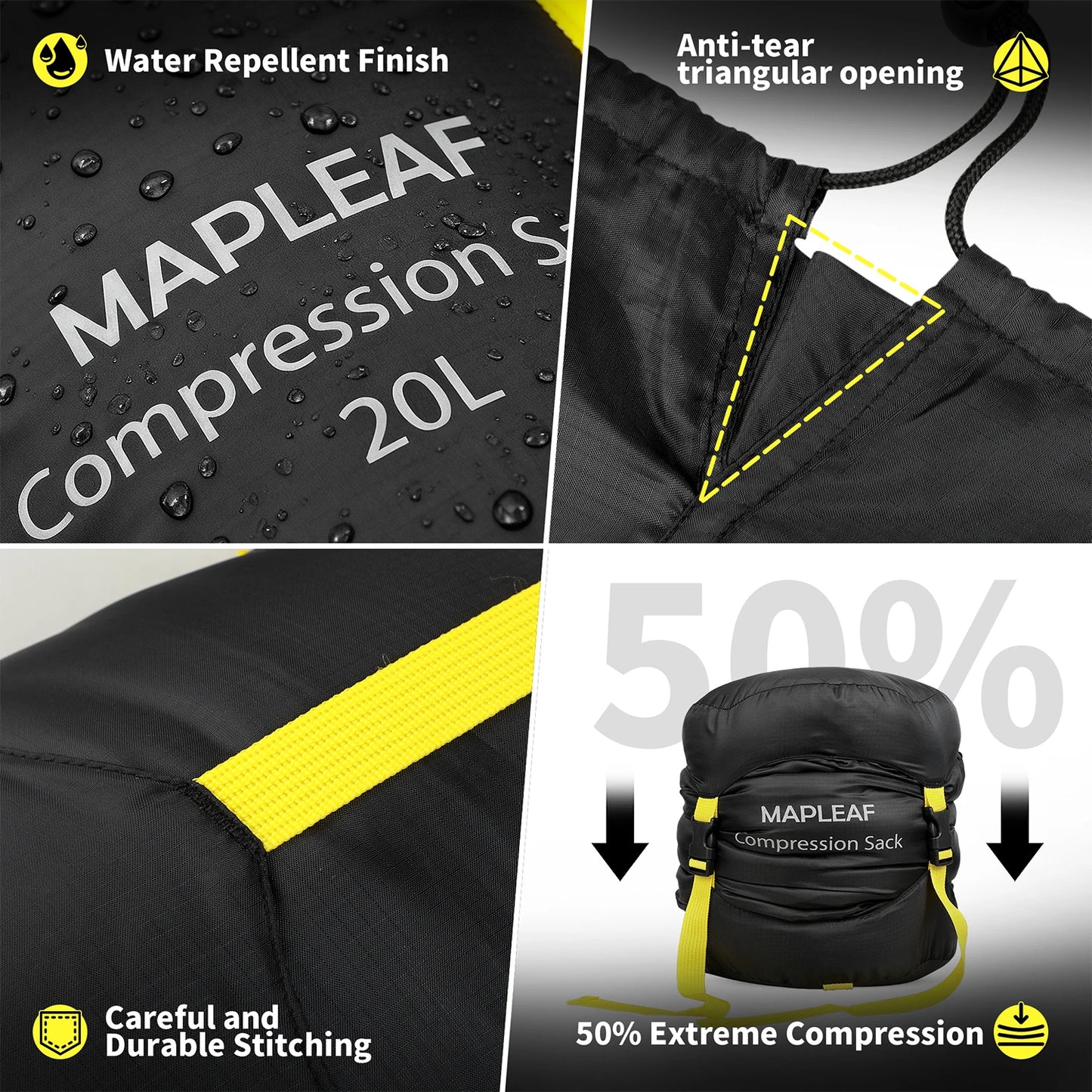 Compression Stuff Sack Ultralight Waterproof Storage
