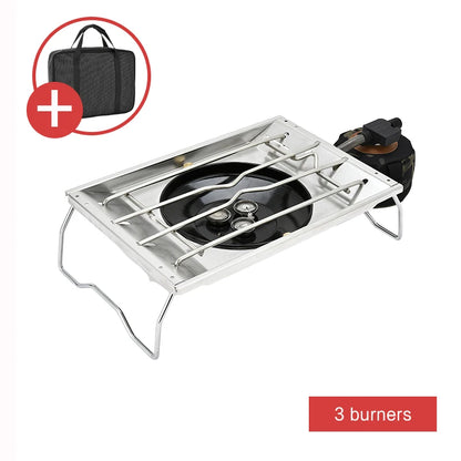 Windproof Camping Gas Stove for Reliable Outdoor Cooking