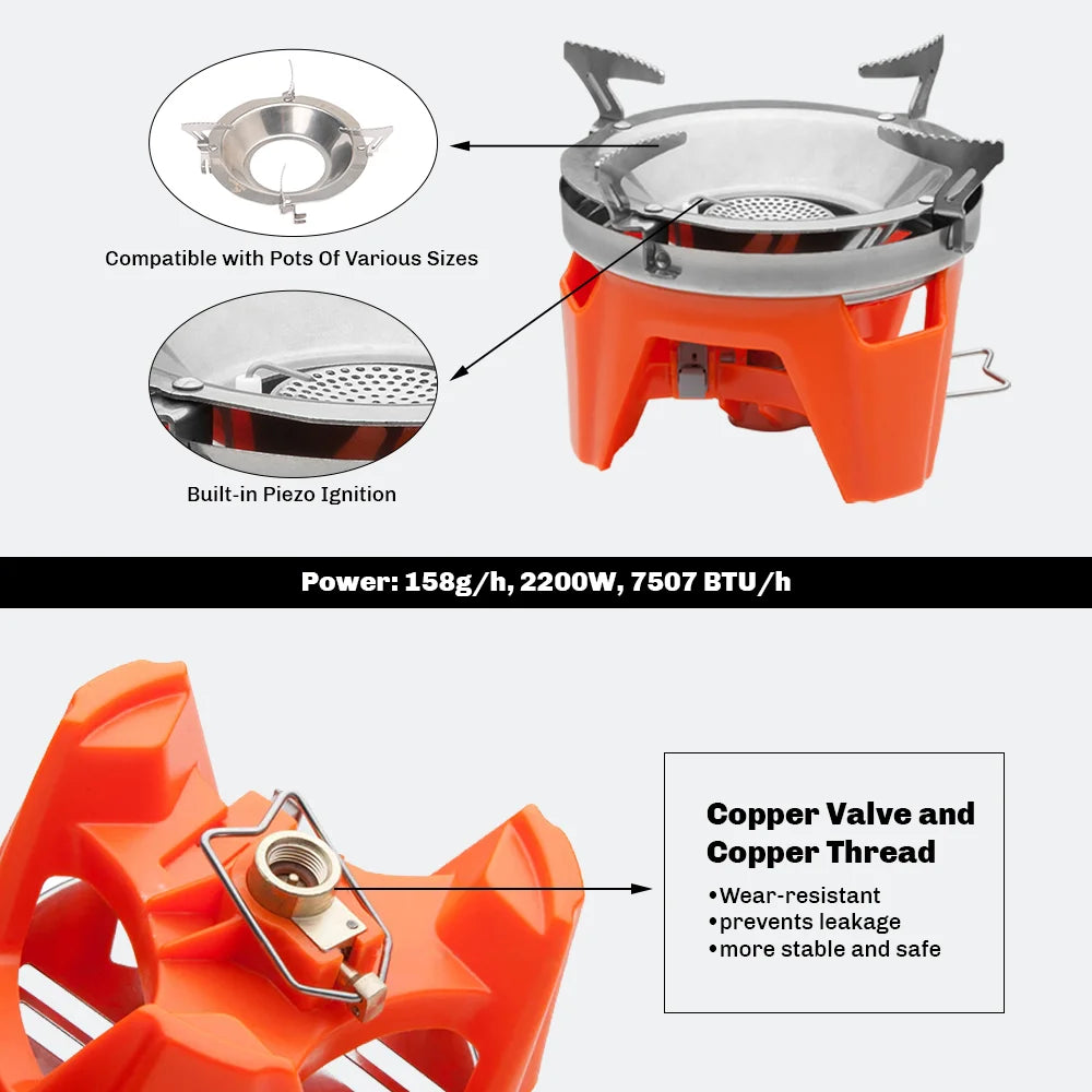 Fire Maple X2 Camping Stove – High-Efficiency Gas Burner