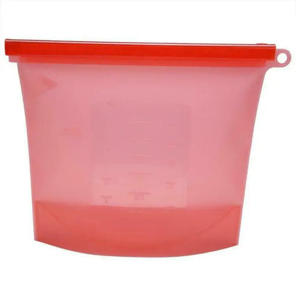 Silicone Food Storage Bag – Reusable Leakproof 1000ml