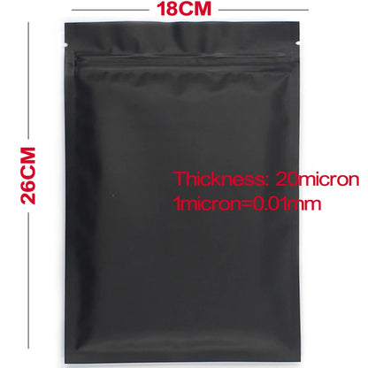 Mylar Ziplock Food Storage Bags – Smell Proof & Secure