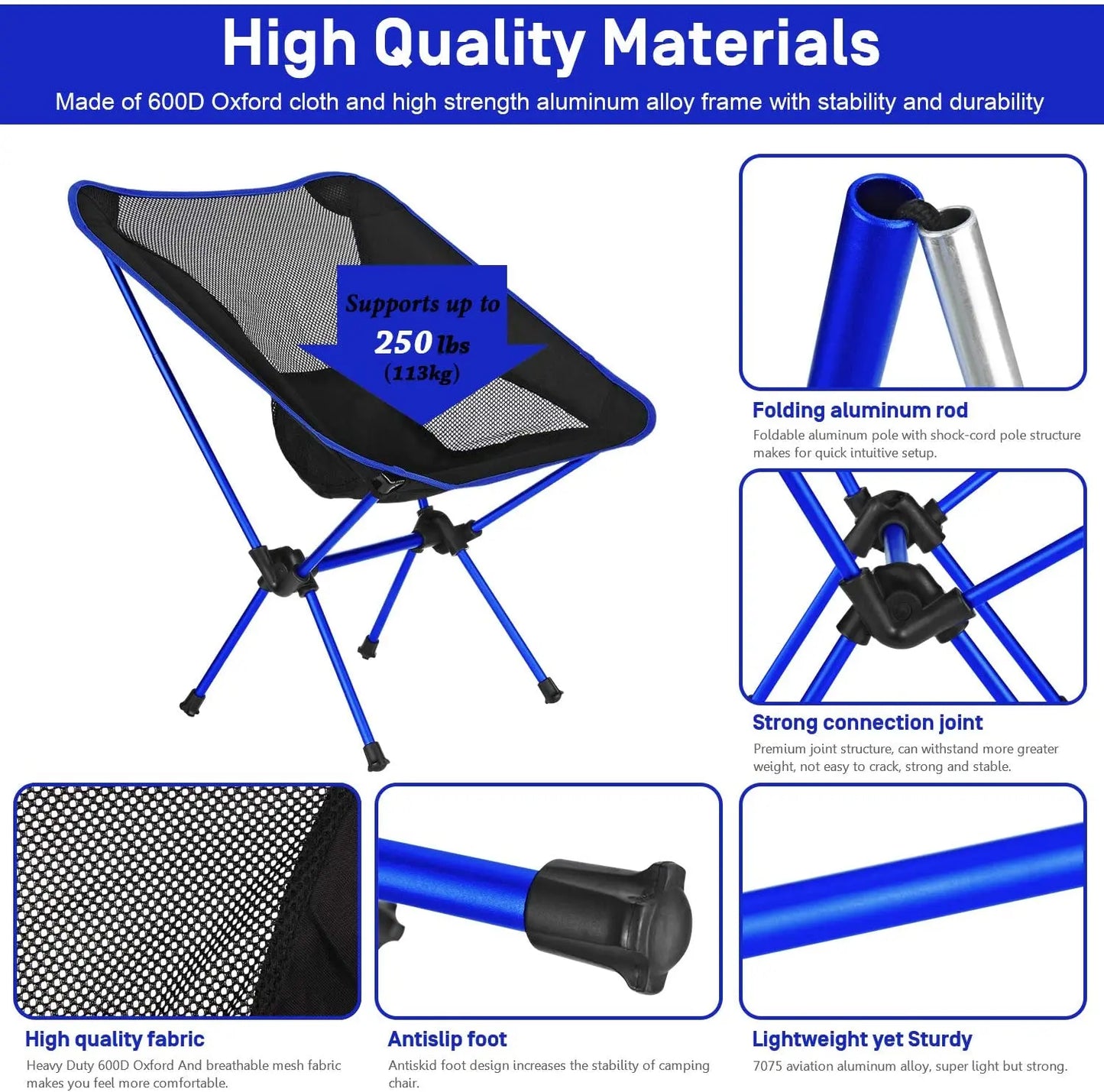 Ultralight Folding Chair – Portable & Comfortable Seat