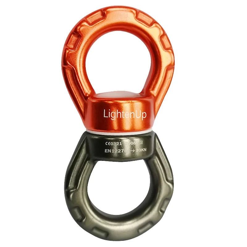 30KN Climbing Carabiner Swivel – Safe Rotating Rope Hook