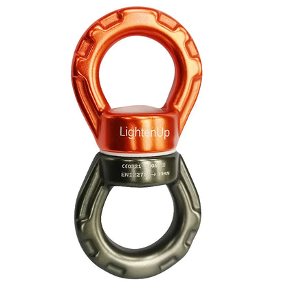 30KN Climbing Carabiner Swivel – Safe Rotating Rope Hook