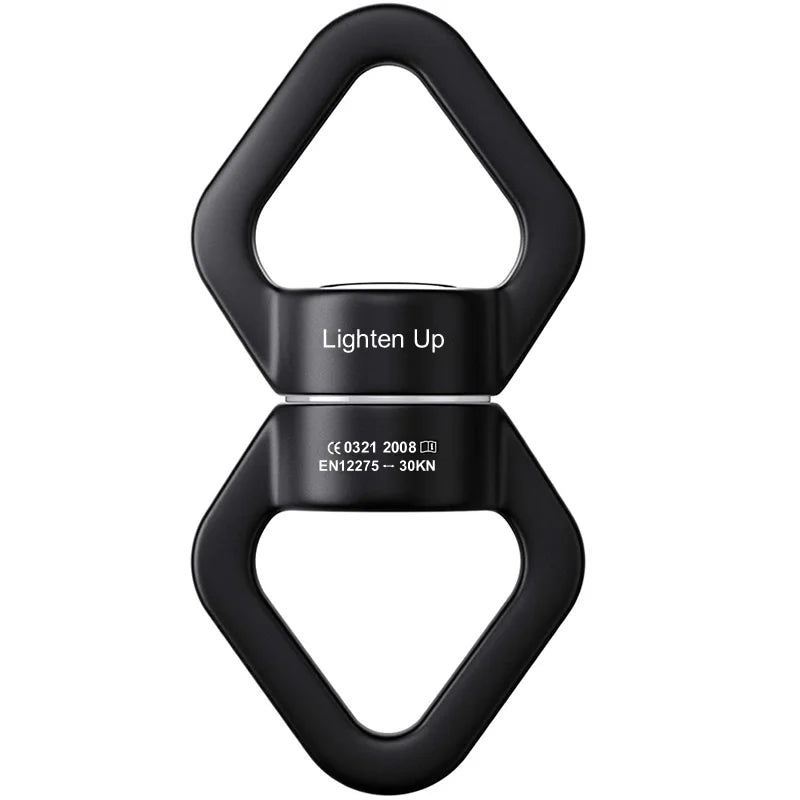 30KN Climbing Carabiner Swivel – Safe Rotating Rope Hook