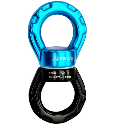 30KN Climbing Carabiner Swivel – Safe Rotating Rope Hook