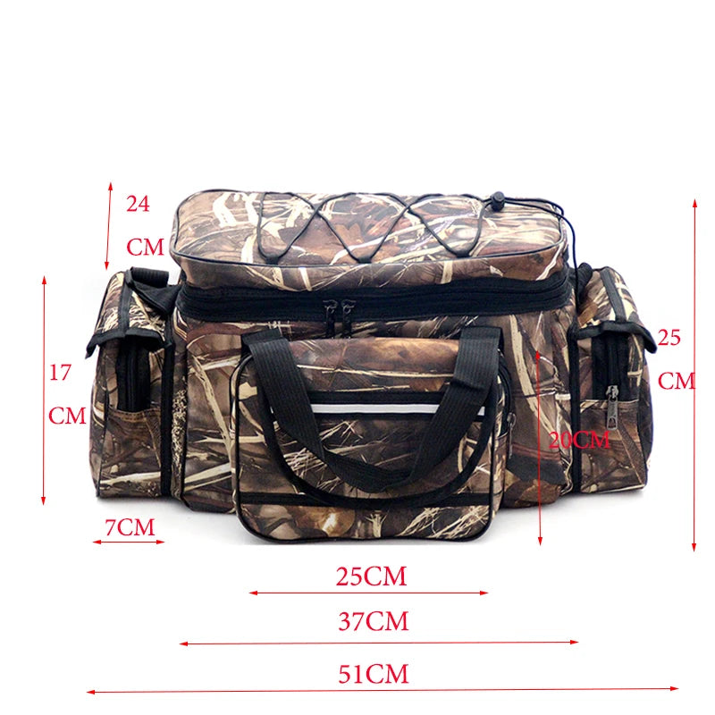 Fishing Tackle Waist Bag – Waterproof Large Capacity