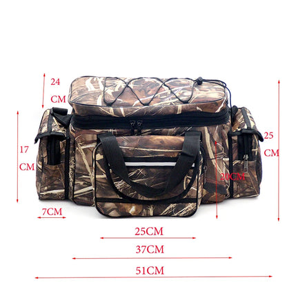 Fishing Tackle Waist Bag – Waterproof Large Capacity