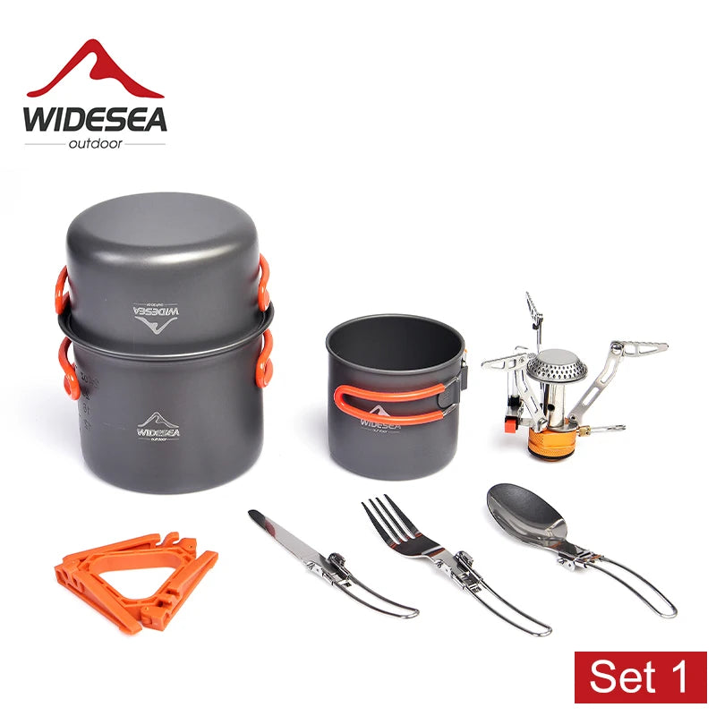 Camping Cookware Set – Portable Outdoor Tableware Kit