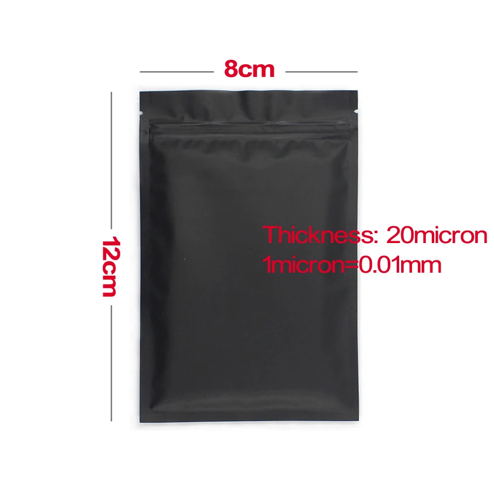 Mylar Ziplock Food Storage Bags – Smell Proof & Secure