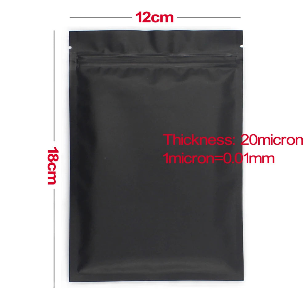 Mylar Ziplock Food Storage Bags – Smell Proof & Secure