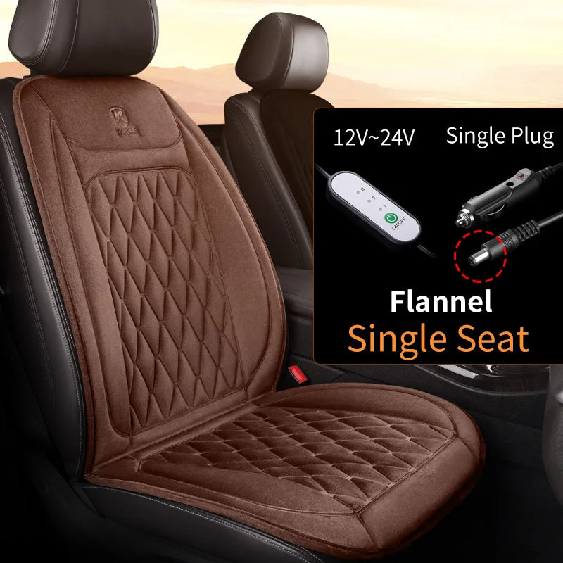 Heated Car Seat Cushion for Winter Driving Comfort