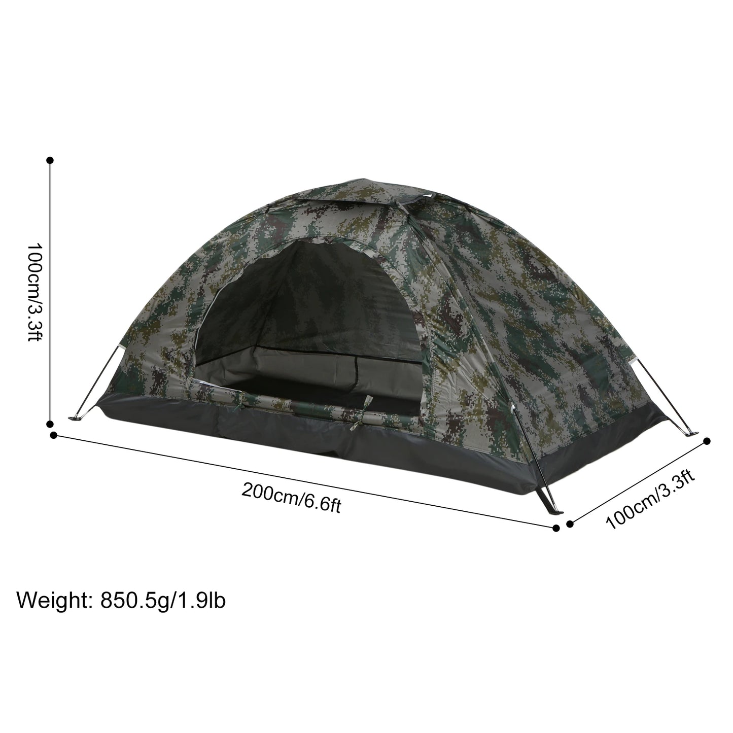 Ultralight 2 Person Camping Tent Lightweight UV Protection