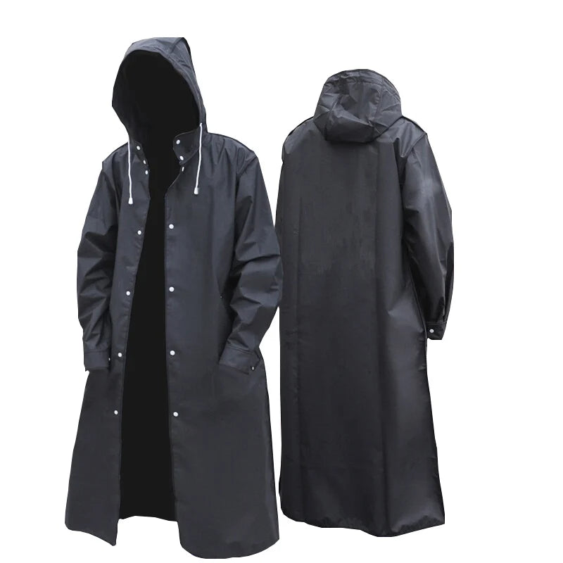 Waterproof EVA Rain Poncho for Hiking & Travel Protection