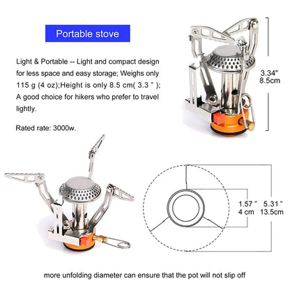 Camping Cookware Set – Portable Outdoor Tableware Kit